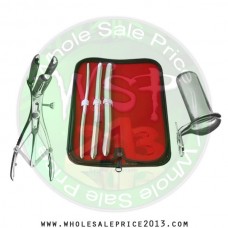  Hegar uterine dilator 3 pieces set, 7-8, 11-12, 15-16,  mathieu collin small